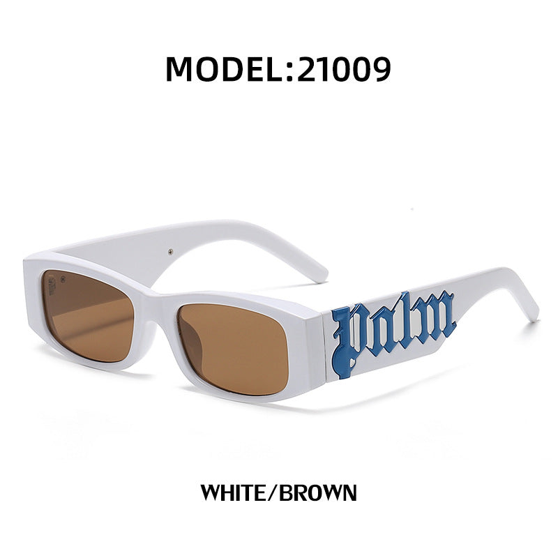 Wholesale Small Frame Fashion Wide Temples Anti-ultraviolet Sunglasses